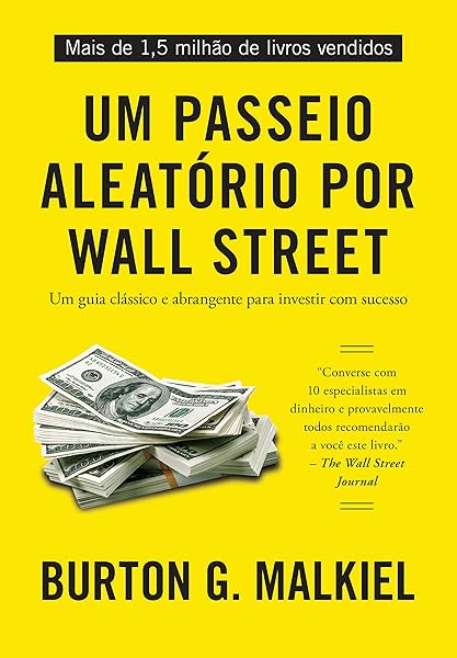 Capa do livro Um Passeio Aleatório por Wall Street
